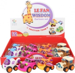 Baby-Fahrzeuge mit Schwungrad, 12 Stück