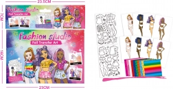 Design-Portfolio mit Modellen und Schablonen