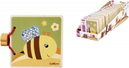 Holz-Bilderbuch für Kinder, 8 Seiten, 8 × 8 cm