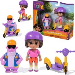 Dora und Tico – Spielset Zoom & Explore mit Roller und Zubehör