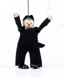 Gerlich Holzmarionette Wolf Richard 12 cm
