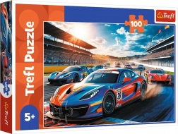 Puzzle 100 – schnelles Rennauto Trefl