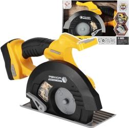 Spielzeug-Kreissäge mit beweglicher Scheibe und Licht