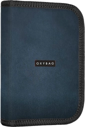 Federmäppchen 1 Etage, 2 Klappen, leer UNICOLOR blau