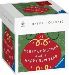 RAVENSBURGER Puzzle Happy Holidays: Frohe Weihnachten und ein glückliches neues Jahr 99 Teile
