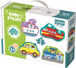 Baby Puzzle Verkehr 4x2 Teile