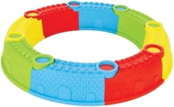 Pilsan faltbares Sandkasten Schloss mit Sandspielzeug-Set