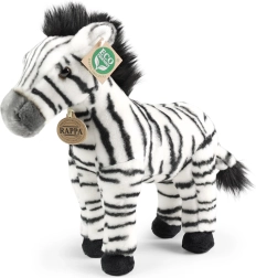Stehendes Plüsch‑Zebra 30 cm eco‑friendly