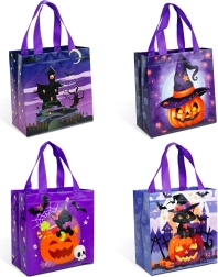 Halloween-Tasche mit 4 Motiven – 1 Stück
