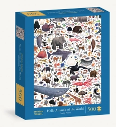 Puzzle Hallo Tiere der Welt von Chronicle Books 500 Teile