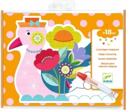 Wasser-Ausmalbilder DJECO – Regenbogentiere