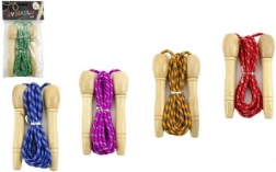 Springseil mit Holzgriff in verschiedenen Farben