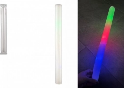 Leuchtendes LED-Schaumrohr 47 cm mit Batterien