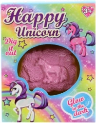 Ausgrabungsset Einhorn leuchtet im Dunkeln