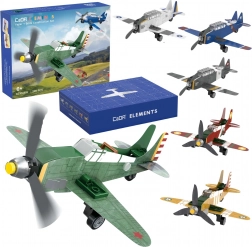Bausteinset CADA 6-in-1 Papier- und Steinflugzeuge, 226 Teile