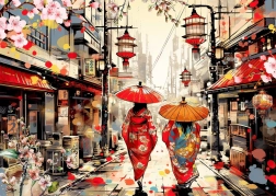 Enjoy Puzzle Spaziergang durch Tokio 1000 Teile