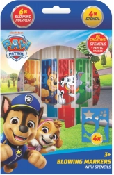Blasstifte mit Schablonen für Jungen Paw Patrol, 6 Stk.