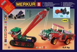 Baukasten Merkur 8 – 130 Modelle, 1405 Teile, 5 Ebenen