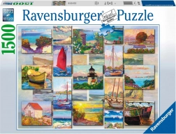 Puzzle RAVENSBURGER COASTAL COLLAGE, 1500 Teile