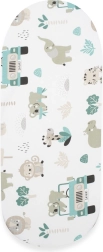 Baumwoll-Spannbettlaken für den Kinderwagen NEW BABY Safari 35 × 75 cm
