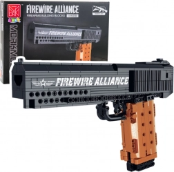 Bausatz einer Pistole mit Schussfunktion, 555 Teile, FIREWIRE ALLIANCE DESERT EAGLE
