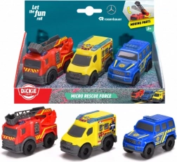 SOS-Rettungsfahrzeug Micro, 3 Typen Mix