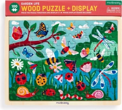 Holzpuzzle MUDPUPPY – Leben im Garten, 100 Teile