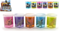 Schleim mit Dinosaurier, 80 g – 1 Stück
