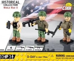 COBI HC WWII Baukasten – D-Day 6. Juni 1944 Figuren