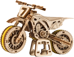 Holz-3D-Puzzle Motorrad MotoCross WOODEN CITY (88 Teile)