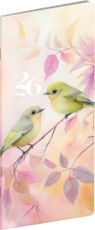 Taschenkalender mit Vogelmotiv 2026
