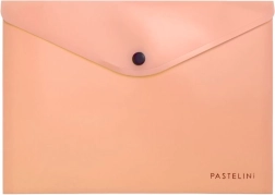 Pastellfarbener Umschlag mit Druckknopf A5