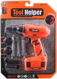 Kinder-Akkubohrmaschine mit Aufsatz-Set