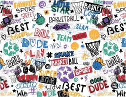 Tischdecke für den Kunstunterricht 65 × 50 cm Sport