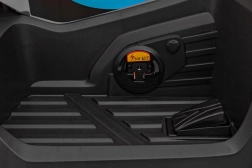 Elektrisches Kinder-Quad McLaren MCL35 grau mit Fernbedienung, EVA-Rädern und LED