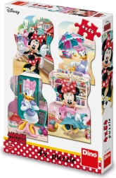 Puzzle Minnie und Daisy Sommer 4x54 Teile