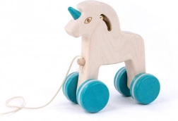 Bajo Holz-Ziehtier Einhorn