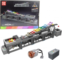 Kugelbahn-Baukasten mit Elektromotor, 1038 Teile