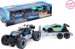 Sattelschlepper mit PKW 45 cm mit Schwungrad