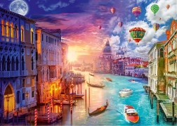 Puzzle Tag und Nacht: Venedig 1000 Teile