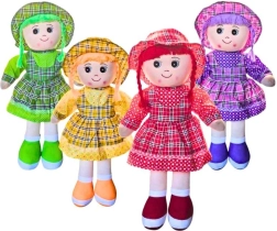 Stoffpuppe Miriam mit Hütchen