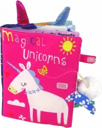 Buntes weiches Buch Einhorn
