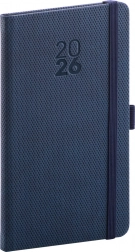 Taschenkalender Diamante blau 2026