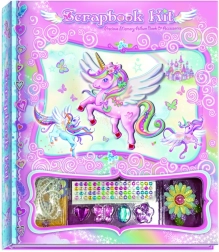 Tagebuch-Set mit Einhorn-Dekorationen
