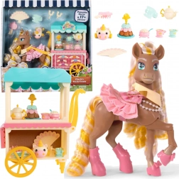 Wild Manes Cherie – Teewagen mit Zubehör, Ponyfigur
