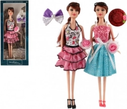 Gelenkige Modepuppe mit Zubehör 30 cm