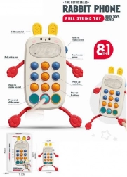 Telefon für die Kleinsten – Häschen-Ziehtier mit Geräuschen