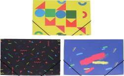 Schnellhefter mit Gummiband 31,4 × 23,5 cm – Farbmix