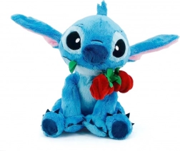 Disney-Stitch-Plüschtier mit Rose 25 cm