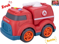 Feuerwehrfahrzeug mit Licht und Sound 17 cm
